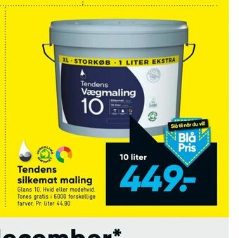 Bilka Tendens silkemat maling tilbud