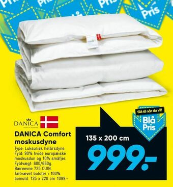 Bilka DANICA Comfort moskusdyne tilbud