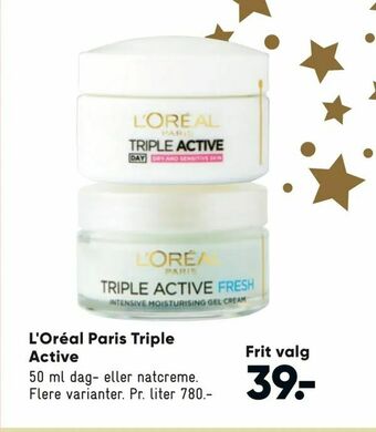 Bilka L'Oréal Paris Triple Active tilbud