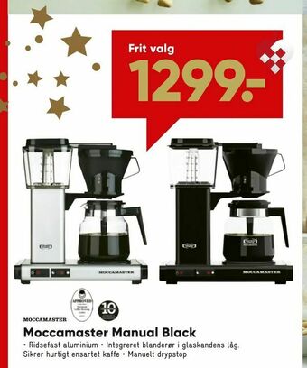Bilka Moccamaster Manual Black tilbud