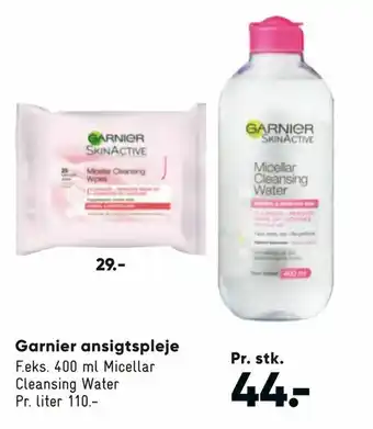 Bilka Garnier ansigtspleje tilbud