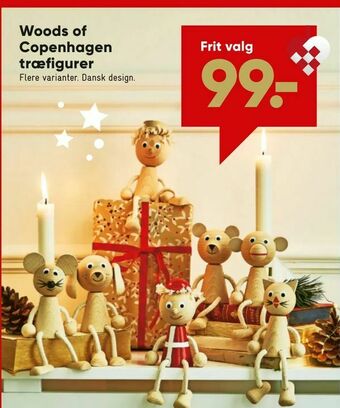 Bilka Woods of Copenhagen træfigurer tilbud
