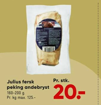 Julius fersk peking andebryst