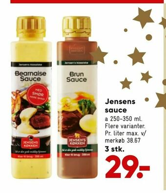 Bilka Jensens sauce tilbud