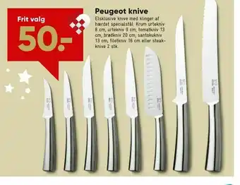 Bilka Peugeot knive tilbud