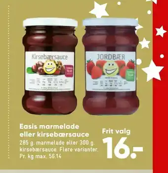 Bilka Easis marmelade eller kirsebærsauce tilbud