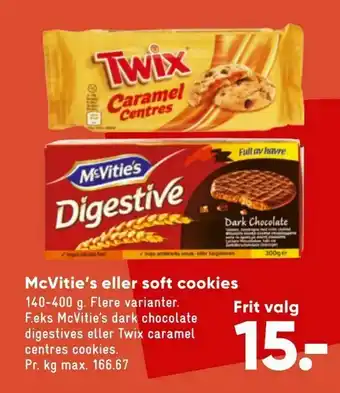 Bilka McVitie's eller soft cookies tilbud