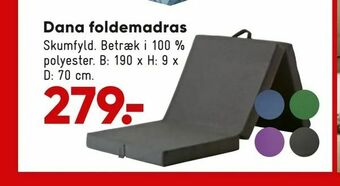 Bilka Dana foldemadras tilbud