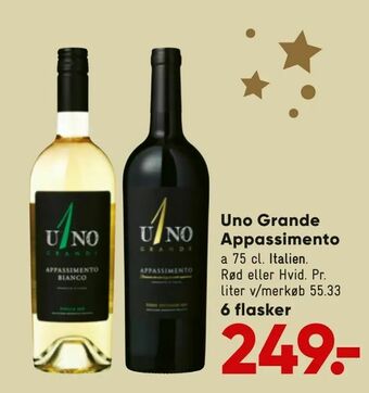 Bilka Uno Grande Appassimento tilbud