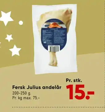 Bilka Fersk Julius andelår tilbud