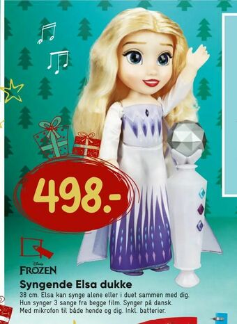 Bilka Syngende Elsa dukke tilbud