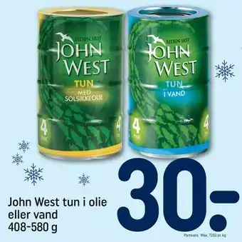 John West tun i olie eller vand