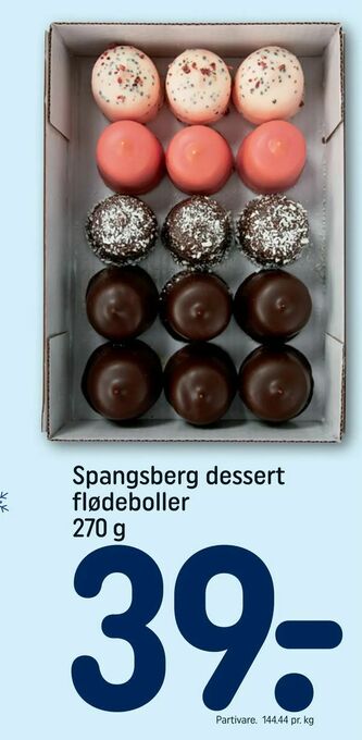 REMA 1000 Spangsberg dessert flødeboller tilbud