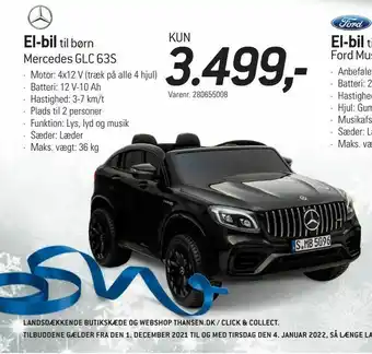 El-bil til børn Mercedes GLC 63S