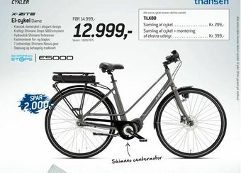 Thansen El-cykel Dame tilbud