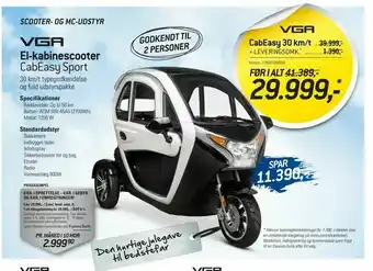 Thansen VGA CabEasy 30 km/t tilbud