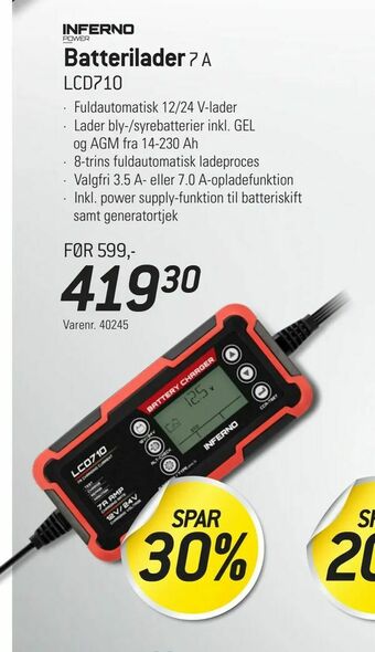 Thansen Batterilader tilbud