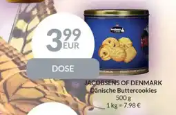Nielsen's Discount Jacobsens of denmark dänische buttercookies tilbud