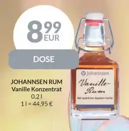 JOHANNSEN RUM Vanille konzentrat