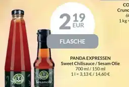 Nielsen's Discount PANDA EXPRESSEN Sweet chilisauce/sesam olie tilbud