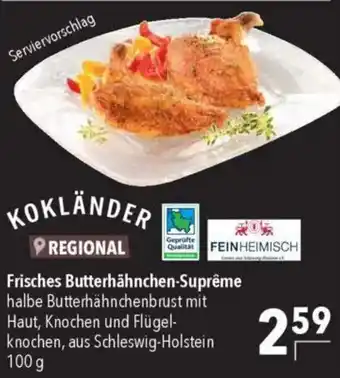 Citti Frisches butterhähnchen-suprême tilbud