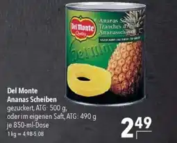 DEL MONTE Ananas scheiben