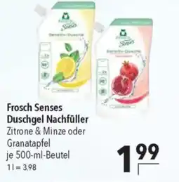 Citti FROSCH SENSES Duschgel nachfüller tilbud