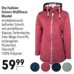 Citti Dry fashion damen wollfleece mantel tilbud