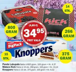 Købmandsgården Panda Lakupala tilbud