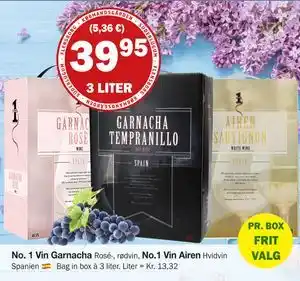 Købmandsgården No. 1 Vin Garnacha tilbud