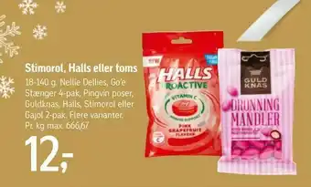Føtex Stimorol, Halls eller toms tilbud