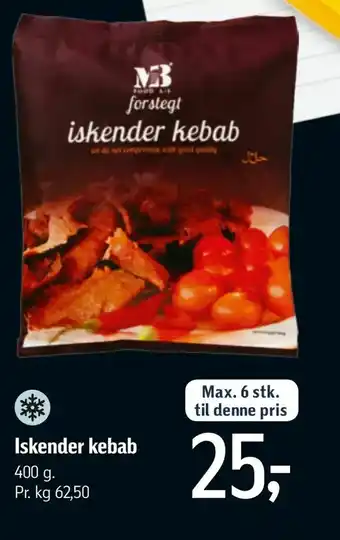 Iskender kebab