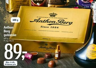 Føtex Anthon Berg guldæske tilbud