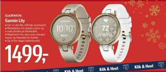 Føtex Garmin Lily tilbud