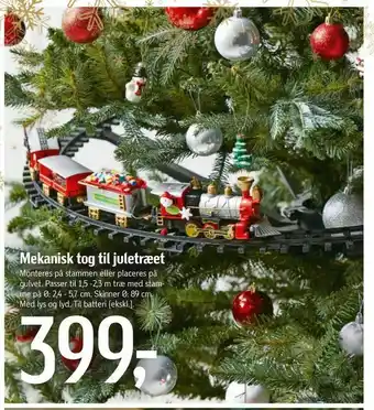 Føtex Mekanisk tog til juletræet tilbud