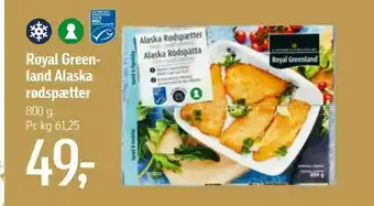 Føtex Royal Greenland Alaska rødspætter tilbud