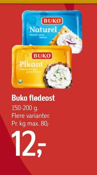 Føtex Buko flødeost tilbud
