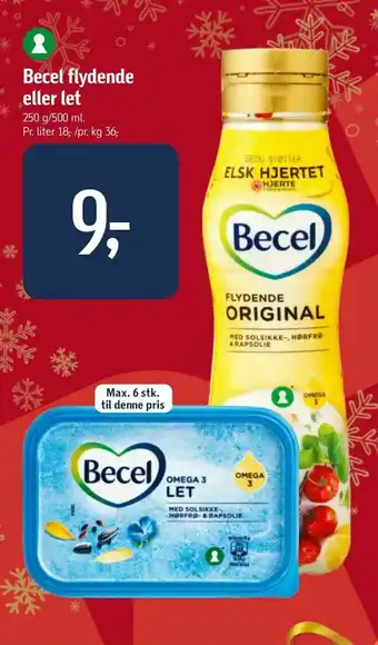 Føtex Becel flydende eller let tilbud