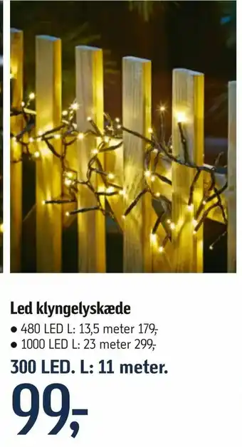 Føtex Led klyngelyskæde tilbud