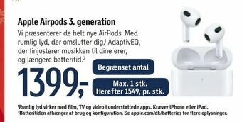 Føtex Apple Airpods 3. generation tilbud