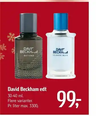 Føtex David Beckham edt tilbud