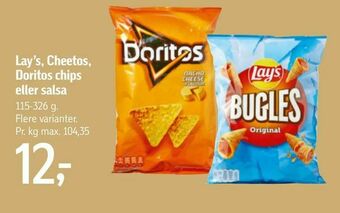 Føtex Lay's, Cheetos, Doritos chips eller salsa tilbud