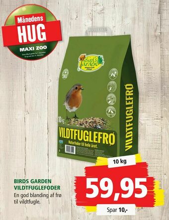 Maxi Zoo Birds garden vildtfuglefoder tilbud