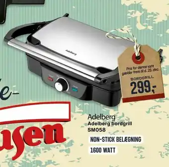 Skousen Adelberg bordgrill SM058 tilbud