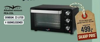 Skousen Albaline miniovn PEA-23L tilbud