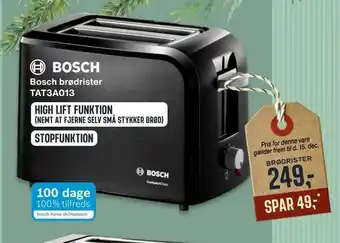 Bosch brødrister TAT3A013