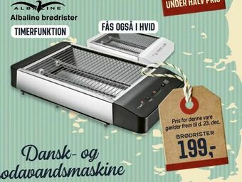 Skousen Albaline brødrister tilbud