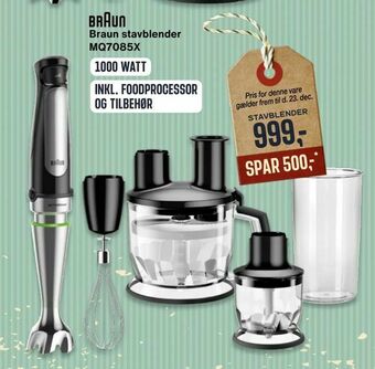 Skousen Braun stavblender MQ7085X tilbud
