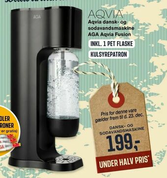 Aqvia dansk- og sodavandsmaskine AGA Aqvia Fusion