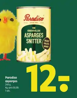 Coop 365 PARADISO Asparges tilbud